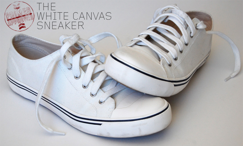 all white canvas shoes