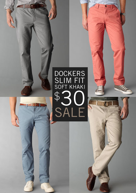 tapered fit dockers