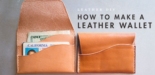 DIY {Easy} Painted Leather Wallet