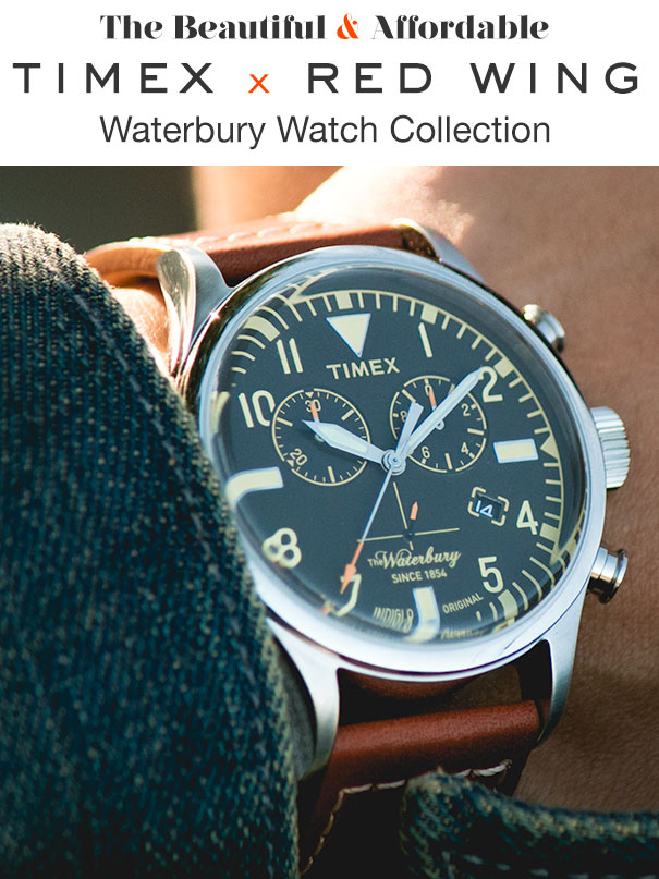 The Beautiful & Affordable Timex x Redwing Waterbury Watch Collection |  Primer