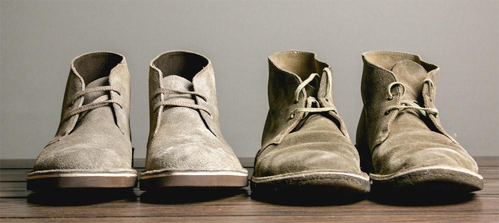 clarks desert boots sand vs oakwood