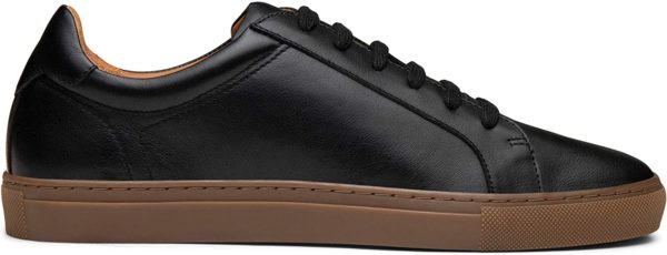 gum sole leather sneakers