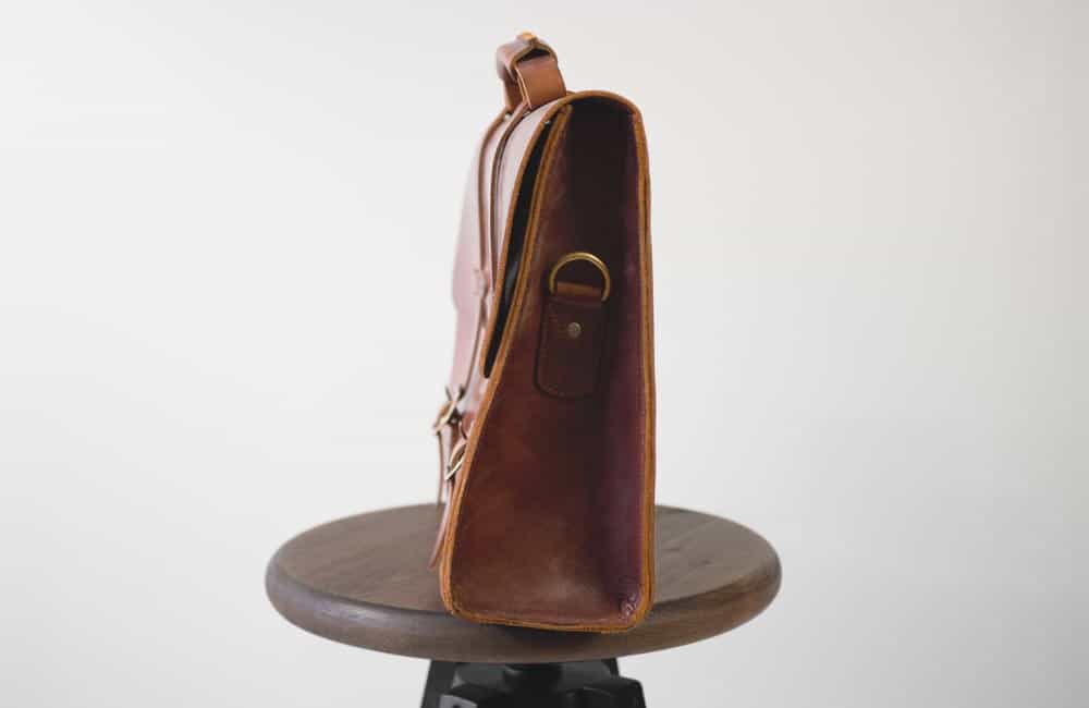 Full Grain Leather Tote Bag | Franklin Market Tote by Jackson Wayne Vintage Brown