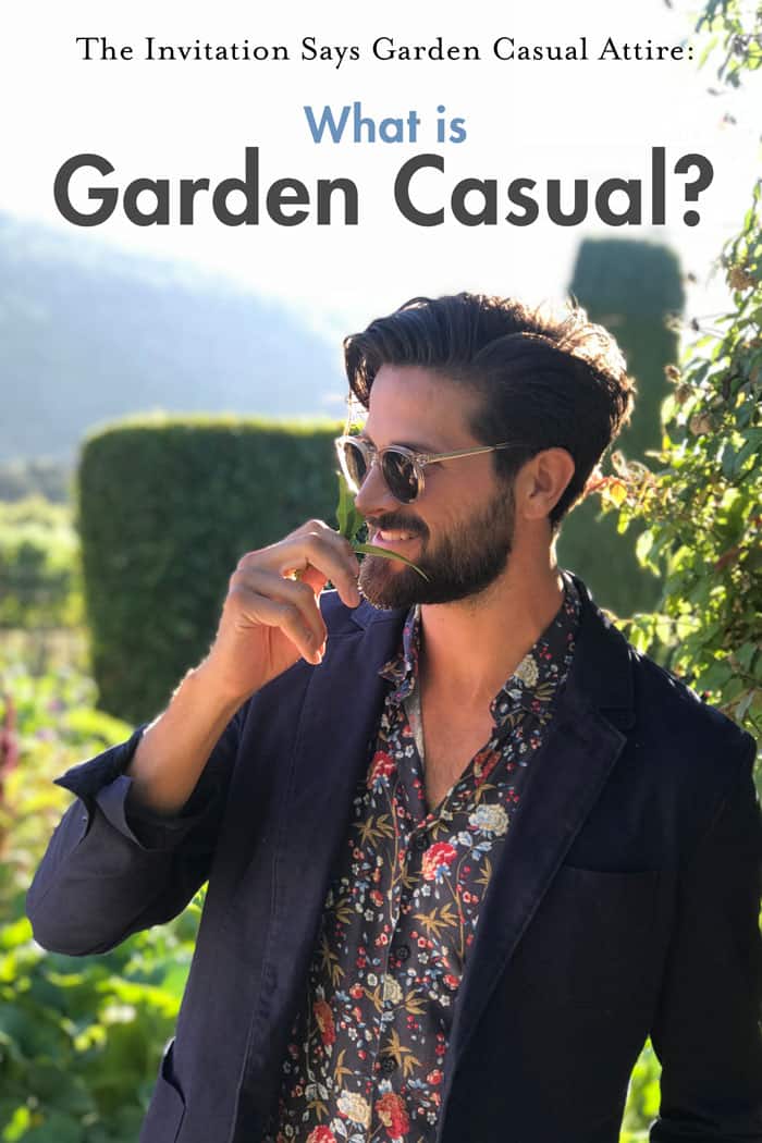 garden casual attire