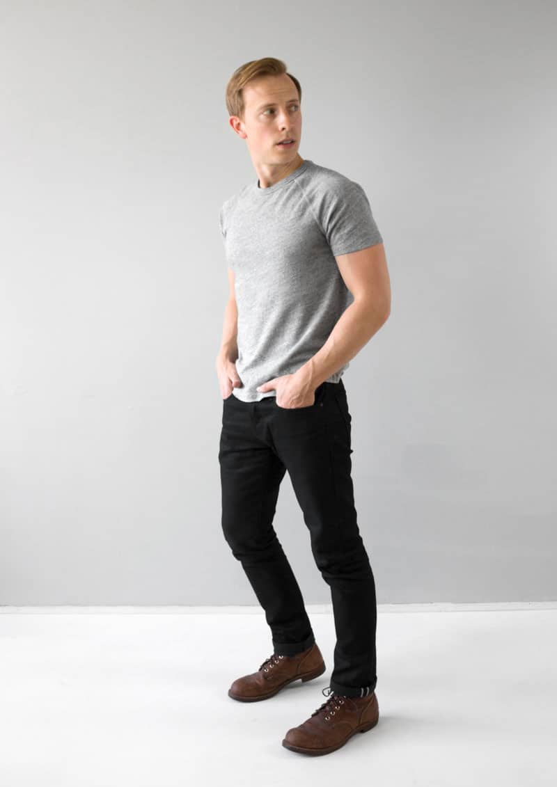 smart casual shirt and jeans
