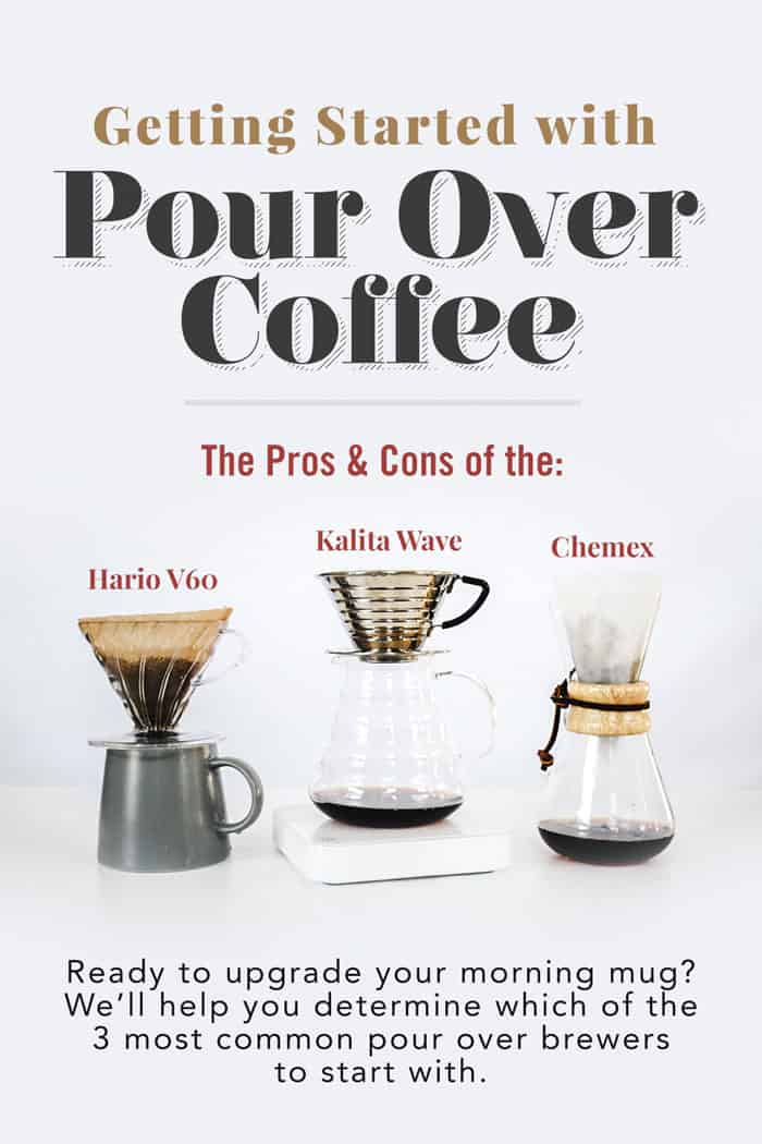 The Differences Between The Hario V60 Kalita Wave And Chemex Pour Over Drippers