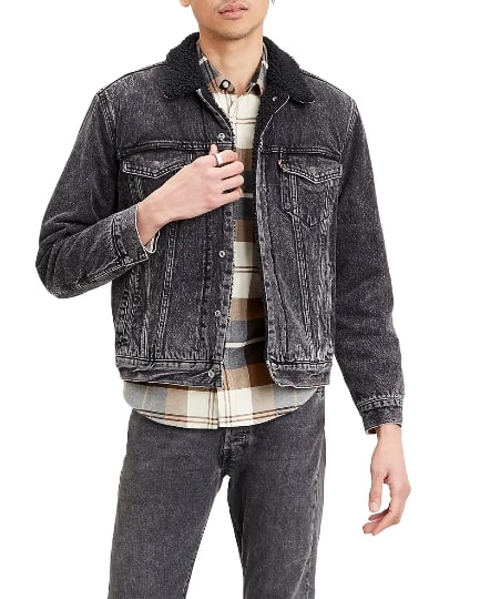 trucker jean jacket mens