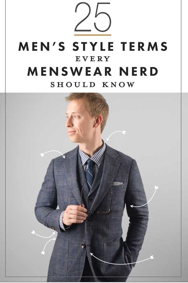 25 Men's Style Terms Every Menswear Nerd Should Know · Primer