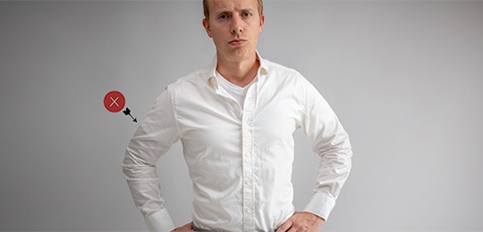 How to Wear Undershirt with Dress Shirt