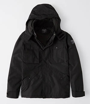 abercrombie and fitch mens jackets clearance