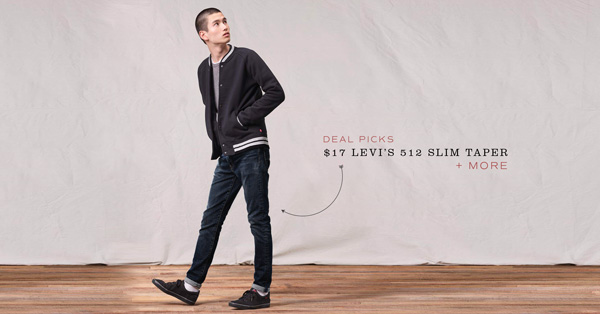 Deal: $17 Levi’s 512 Slim Taper + More – Business Blog