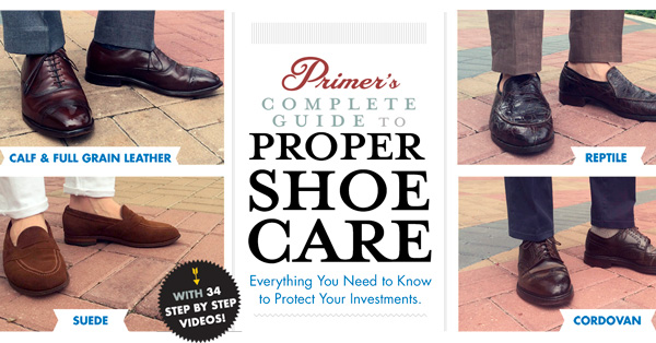 Shoecare for smooth leather shoes