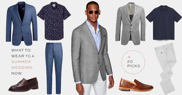 what to wear to a wedding men casual
