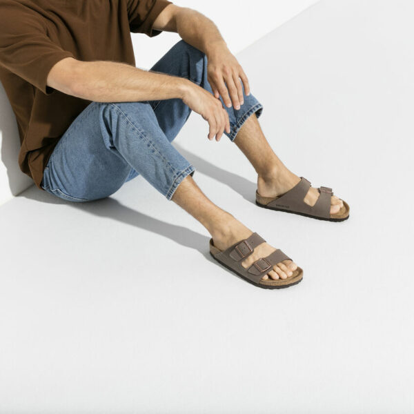 image of a person wearing birkenstock style sandals